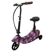 Top Gear Electric Scooter with Seat Purple 24V